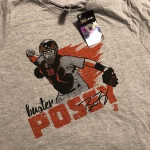 Grey Buster Posey shirt NWT